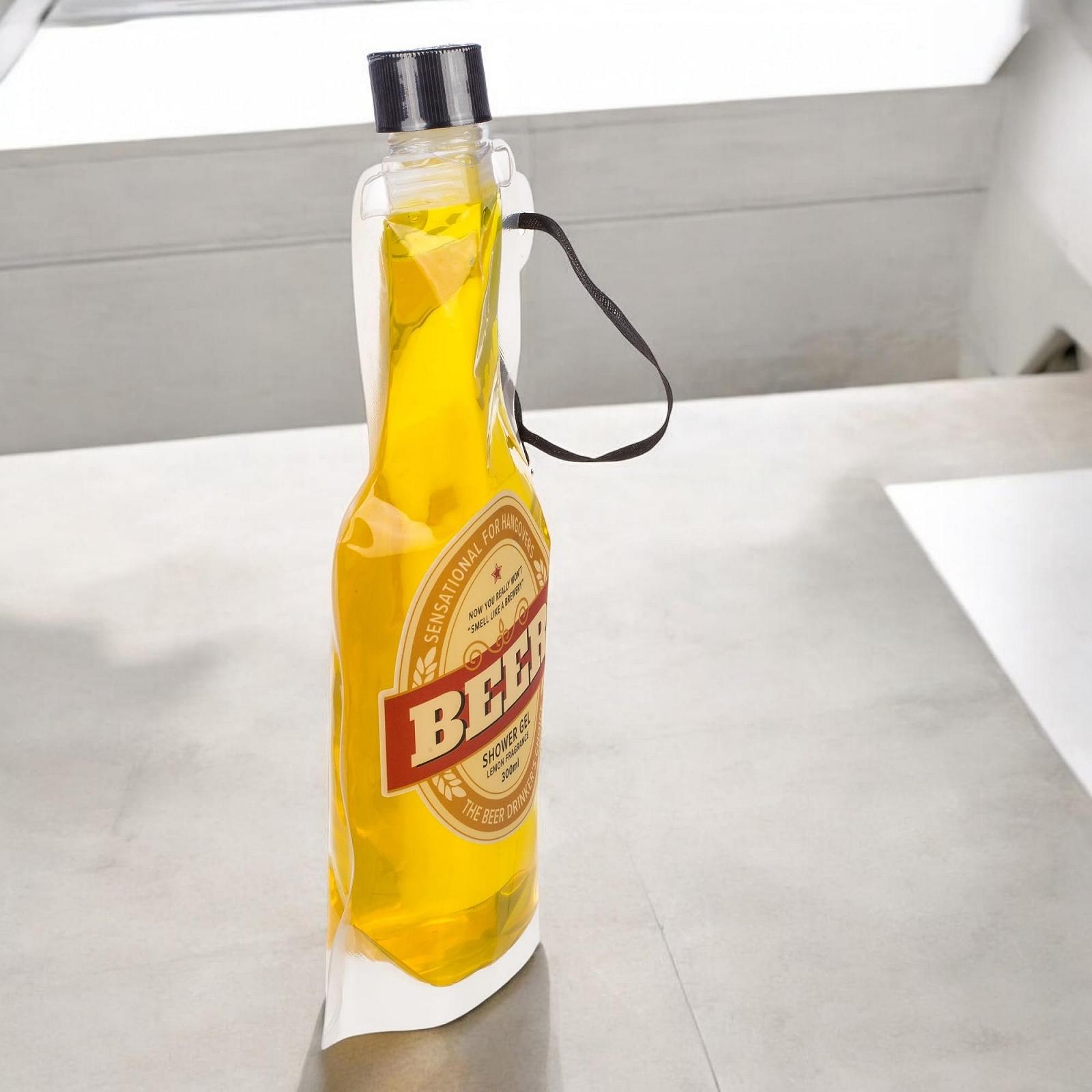 Гель для душу MIJOMA Beer Лимонний аромат 300 мл пакет PET зі стрічкою, фото №3