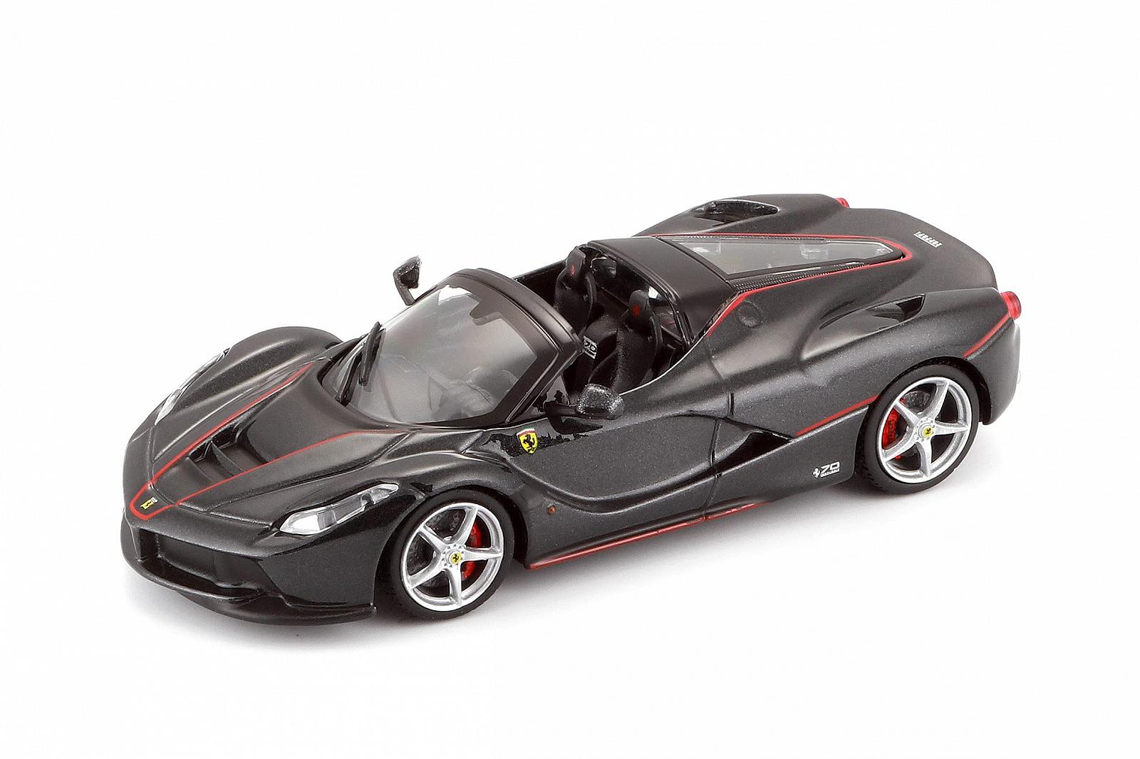 Bburago 1:43 Ferrari LaFerrari Aperta Black, фото №1