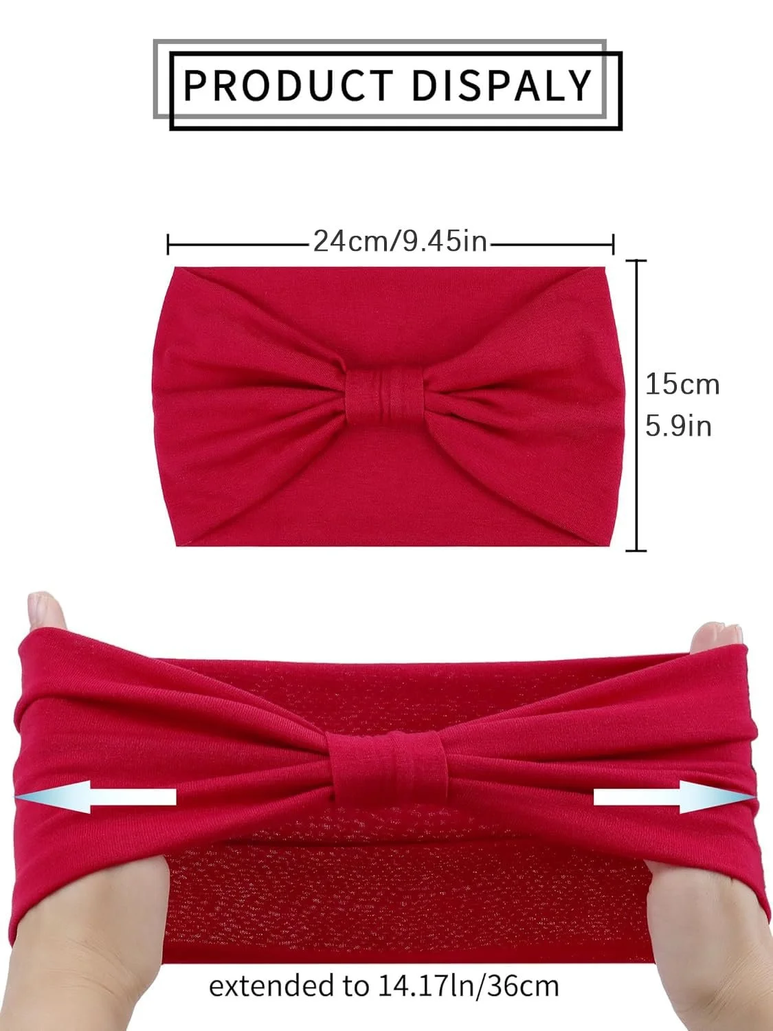 Эластические летние повязки для волос., фото №6