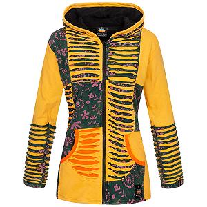 Флисовая куртка с капюшоном Ankerglut Nepalliebe Patchwork для женщин - Фото 1