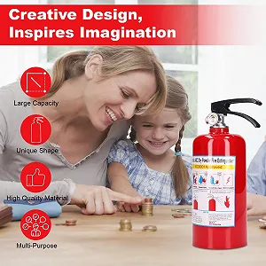 Скарбничка Fire Extinguisher Shape у формі вогнегасника металева synthetic.ua - Фото 1