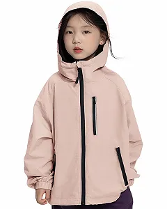 Водонепроникна куртка з капюшоном Rolanko для дівчат Легка - Фото 1