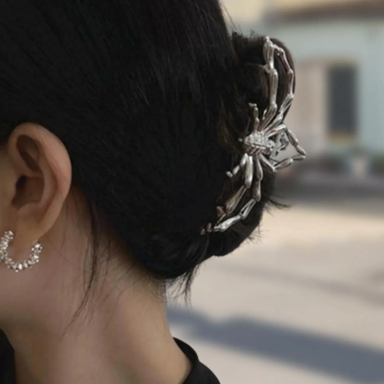 Заколка для волосся No Brand Павук з павутиною, фото №3 Заколка для волосся No Brand Павук з павутиною, фото №3