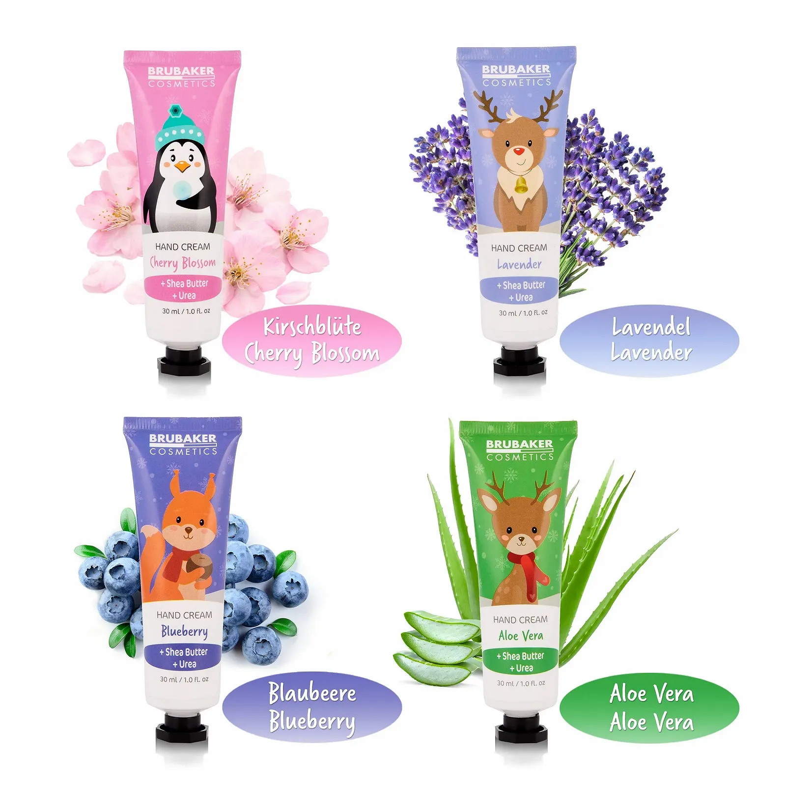 Крем для рук Brubaker Cosmetics Winter Wonder набір, 8 штук зволожуючих кремів для сухої шкіри рук, фото №5 Крем для рук Brubaker Cosmetics Winter Wonder набір, 8 штук зволожуючих кремів для сухої шкіри рук, фото №5