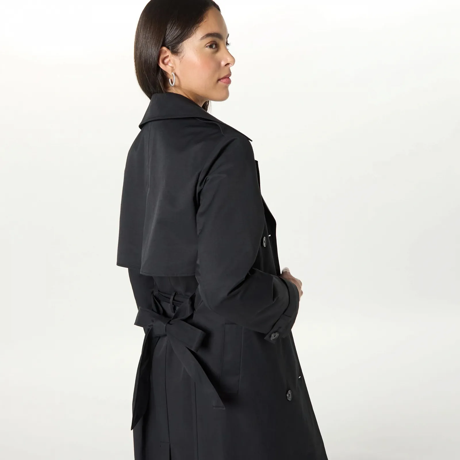 Тренч The Drop Emilia Удлиненный, фото №3 Тренч The Drop Emilia Удлиненный, фото №3