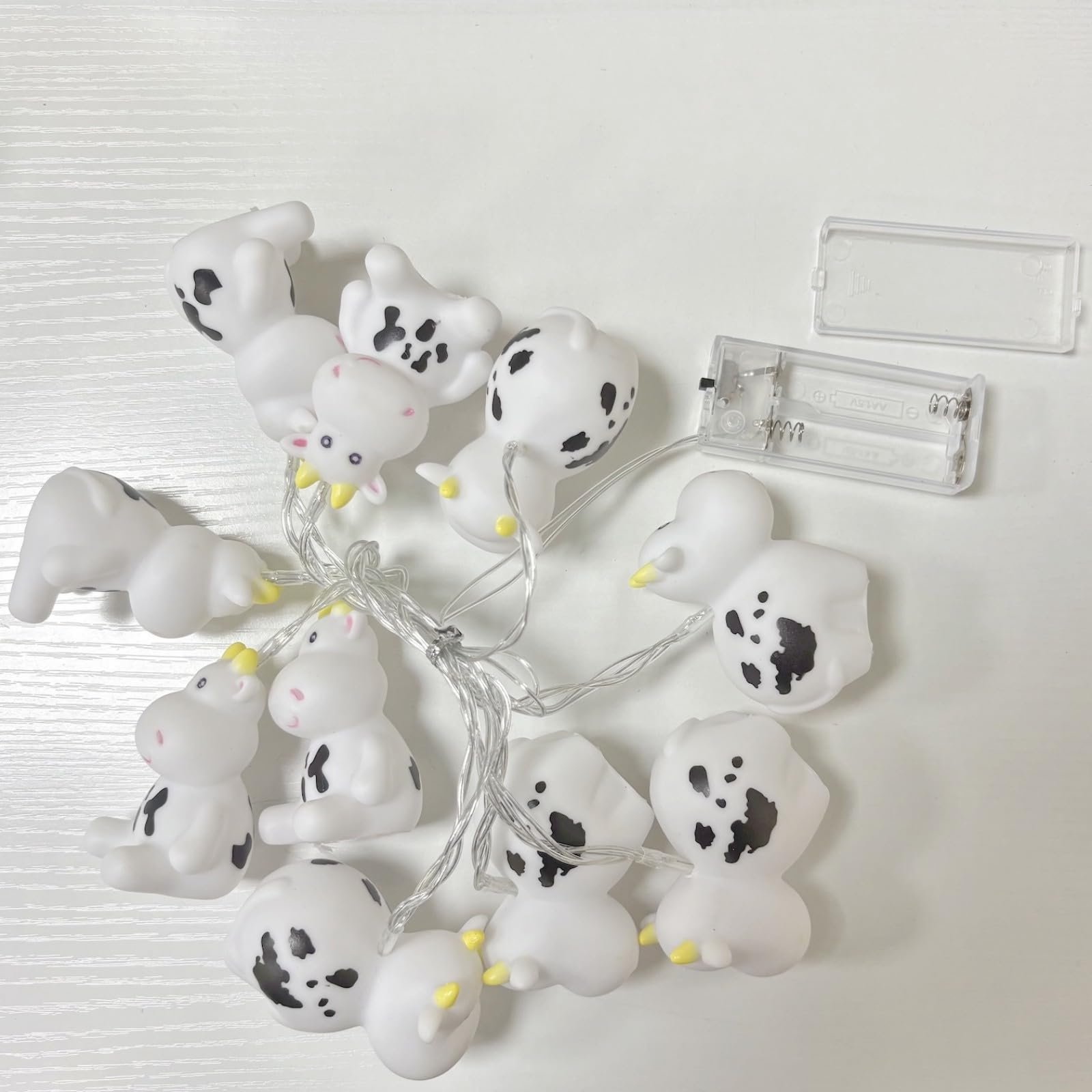 Гірлянда Riaxuebiy Корова 1.65 м/10 LED Біла корова, фото №2