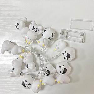 Гірлянда Riaxuebiy Корова 1.65 м/10 LED Біла корова synthetic.ua - Фото 1