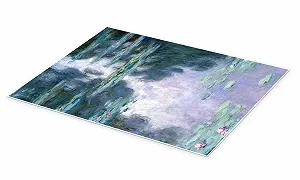 Постер Claude Monet Water Lilies 1907 50 x 70 см synthetic.ua - Фото 1