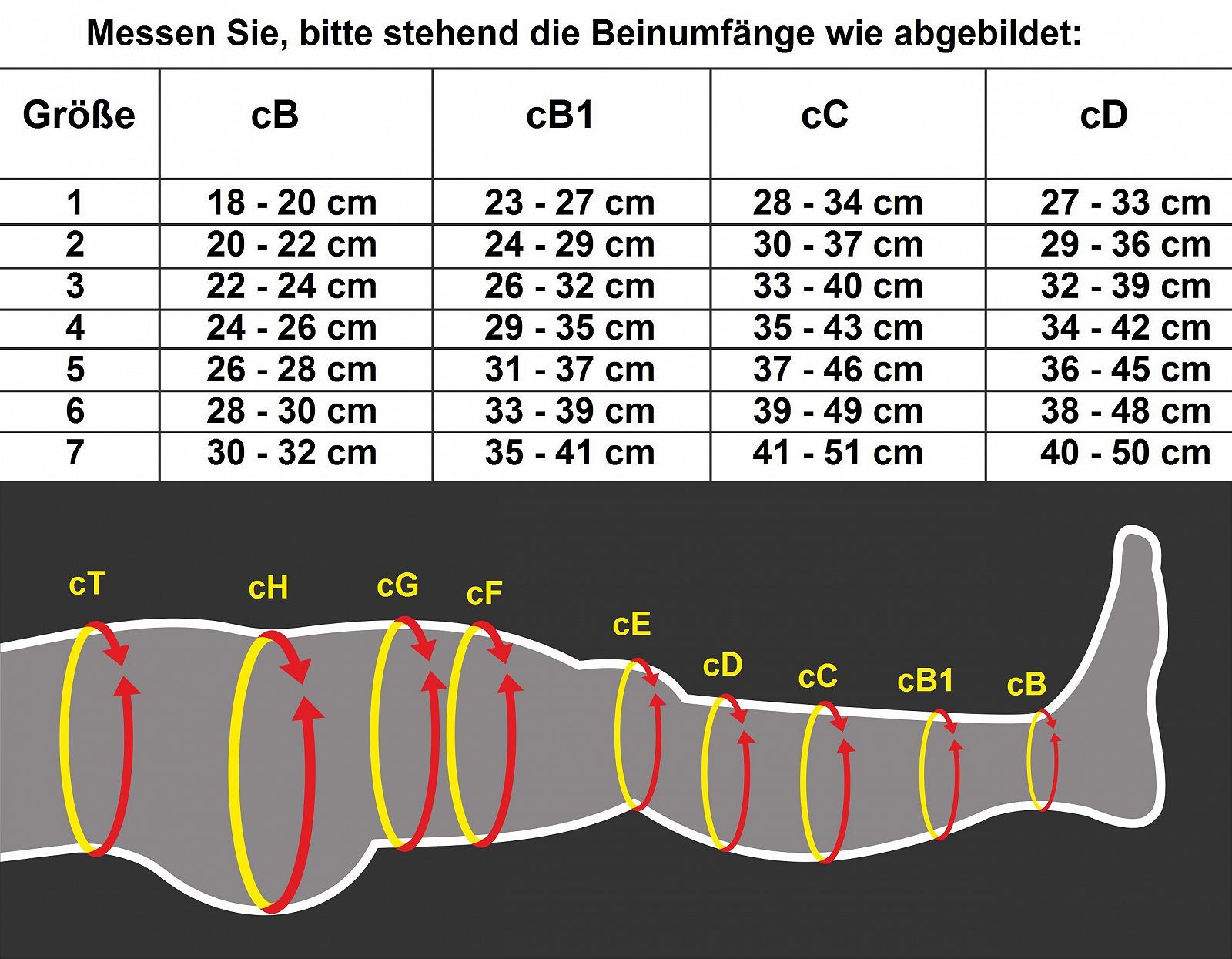 Компрессионные чулки Класс 3 с открытым носком AD (6, бежевый), фото №6