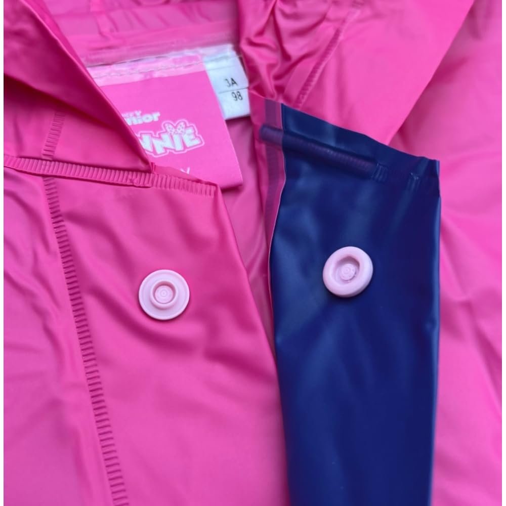 Дощовик CARTOON Minnie Disney Пончо з капюшоном і застібкою на ґудзиках Дитяча дощова куртка, фото №2 Дощовик CARTOON Minnie Disney Пончо з капюшоном і застібкою на ґудзиках Дитяча дощова куртка, фото №2