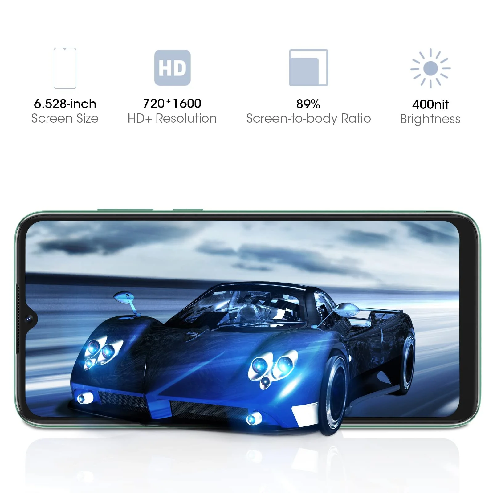 Смартфон BLACKVIEW A55 Зеленый, фото №3