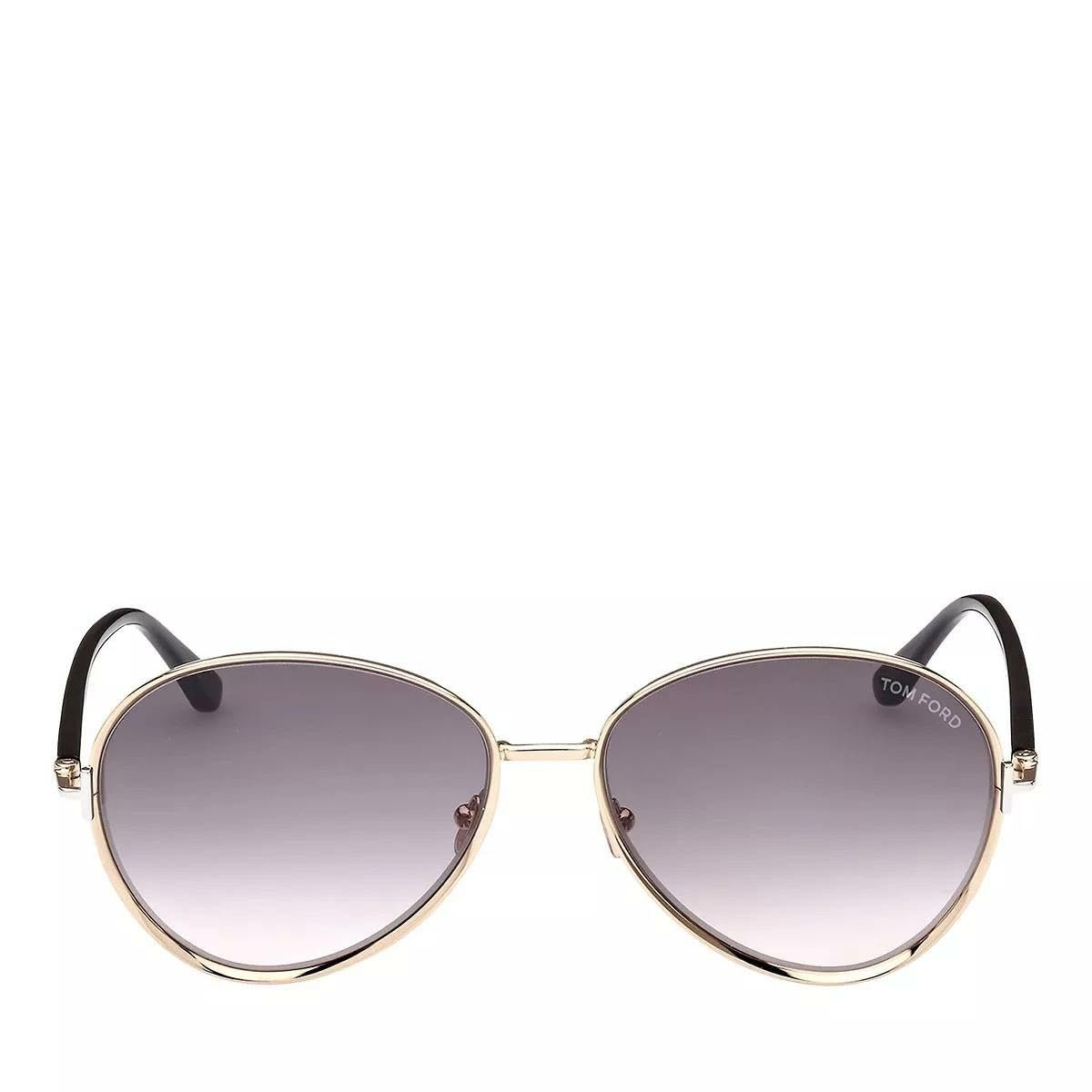 Жіночі сонцезахисні окуляри Tom Ford Rio TF1028 28B 59 мм Золотий метал, фото №3
