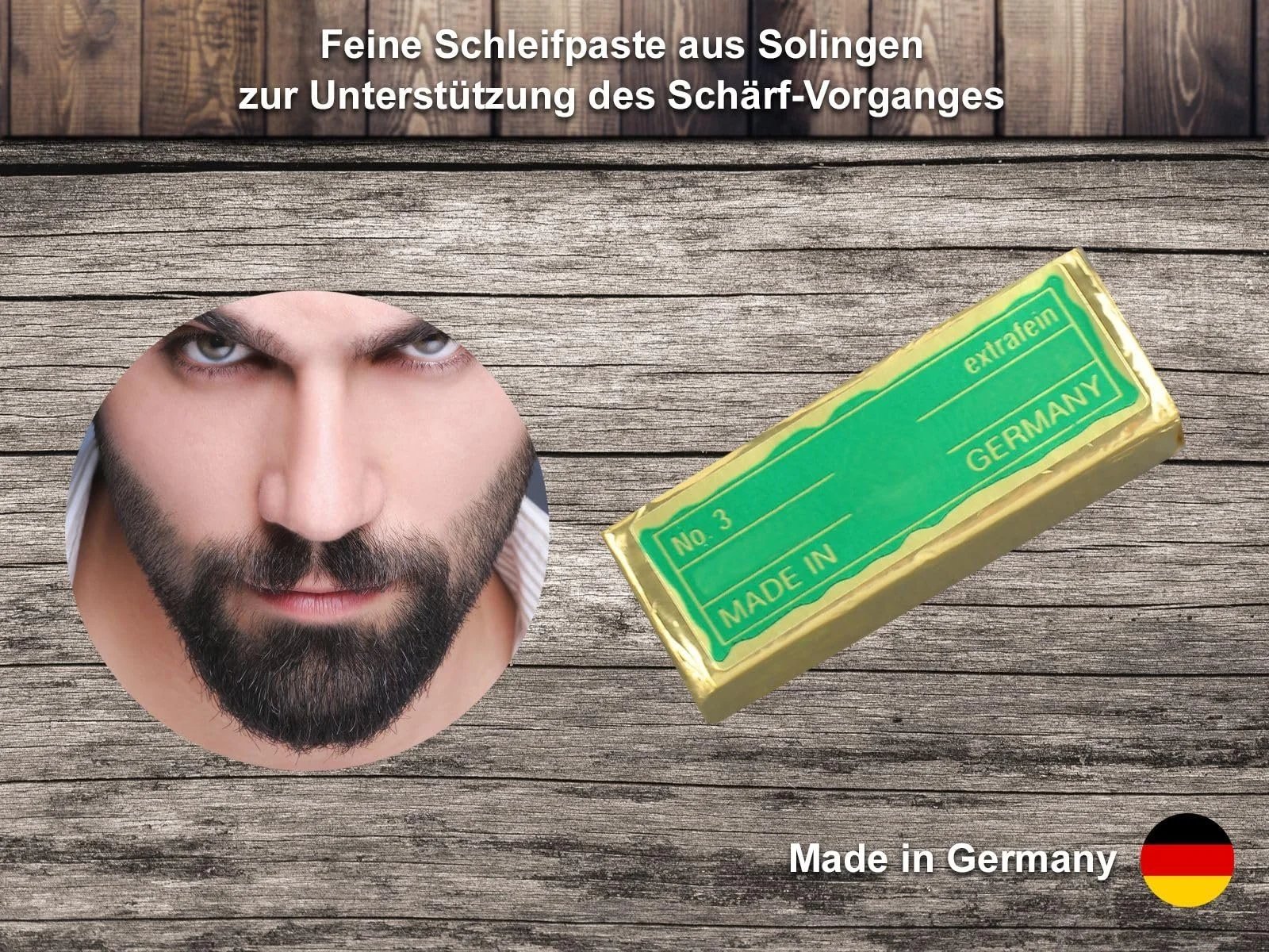 Подарочный набор для бритья Solingen 5/8 дюйма 5 предметов, фото №4