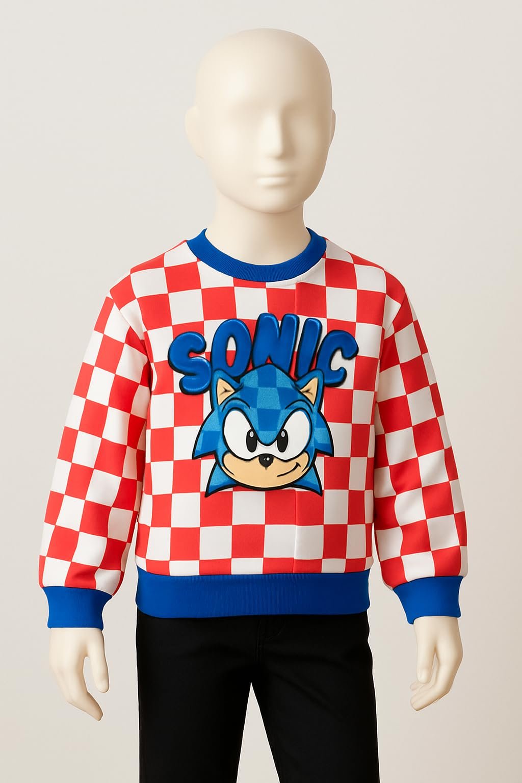 Толстовка eplusm Sonic The Hedgehog для хлопчиків з флісовим капюшоном і принтом Sonic, фото №5