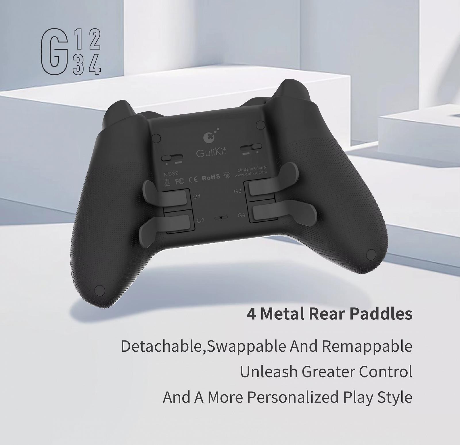 Геймпад Gulikit KK3 MAX NS39 KingKong 3 Black для Windows/Nintendo Switch/Android/iOS (Mega Pack), фото №7
