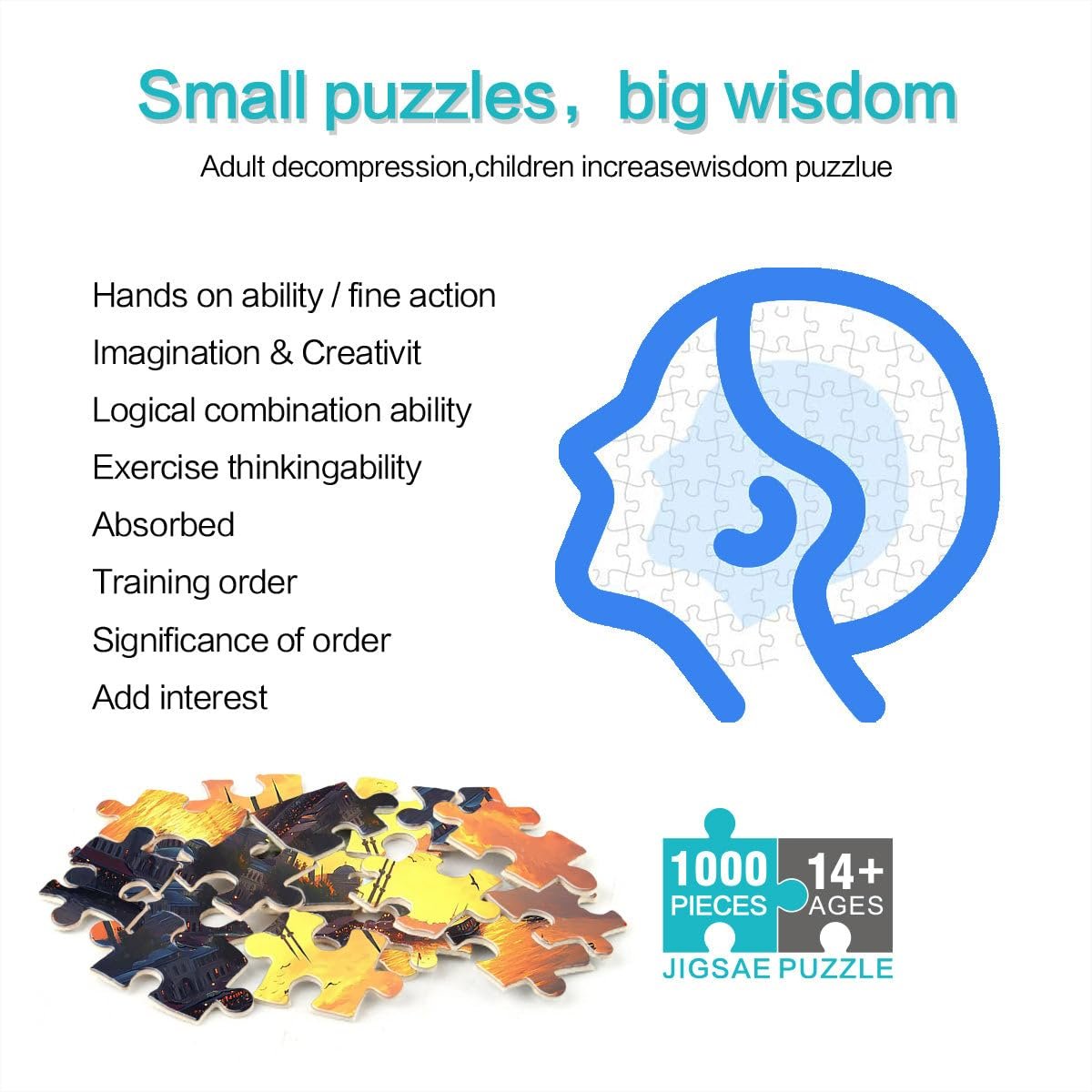 Пазл Стамбул Закат 1000 элементов 75 x 50 см с постером и викториной, фото №3