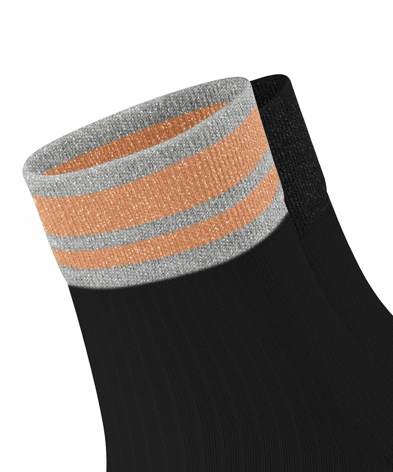 Шкарпетки ESPRIT Retro Glitter, дихаючі, з органічної бавовни, з візерунком, 2 пари, фото №4