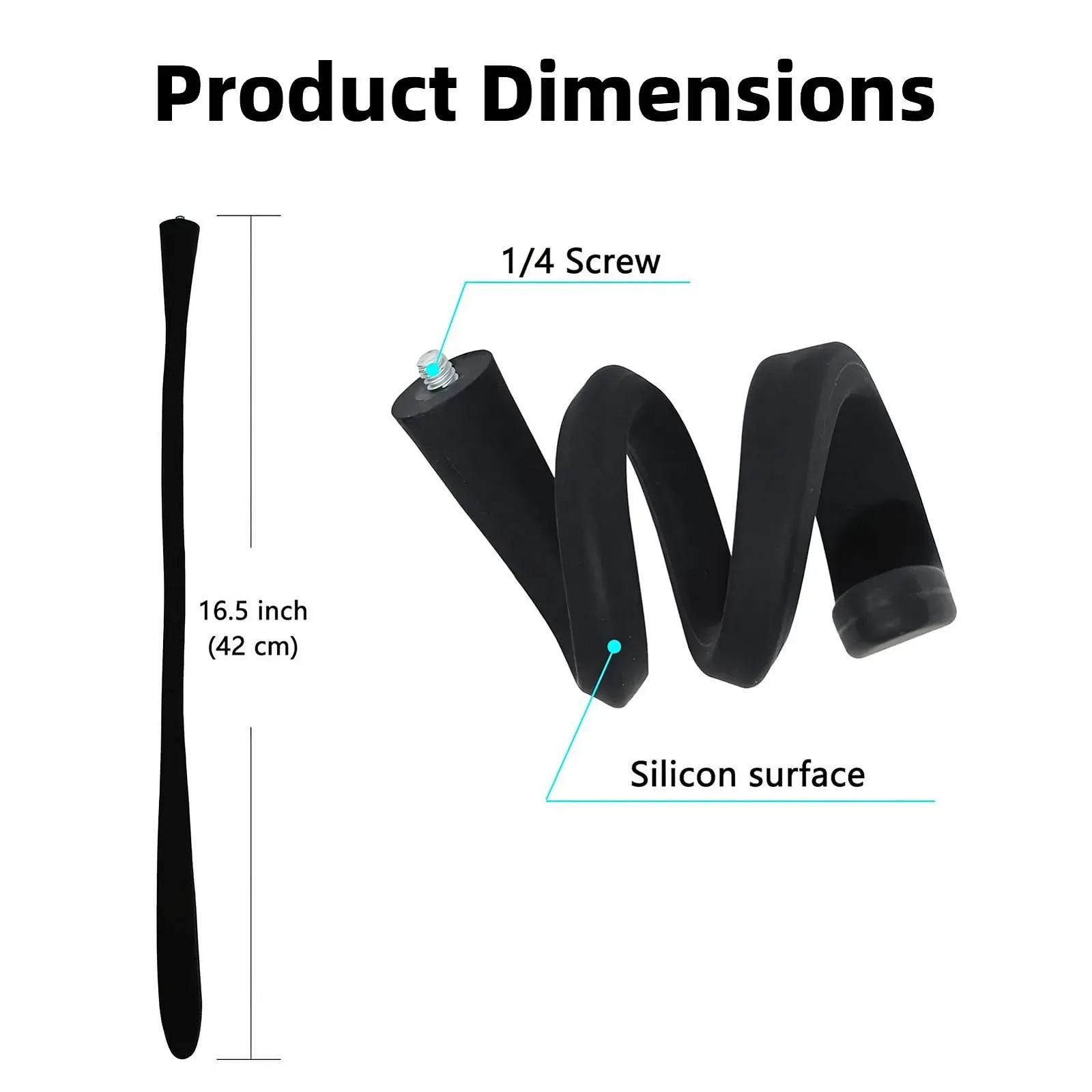 Тримач для відеоняні Blink Mini 2, Outdoor 4/3, XT/XT2 Гнучкий без свердління 42 см, фото №2 Тримач для відеоняні Blink Mini 2, Outdoor 4/3, XT/XT2 Гнучкий без свердління 42 см, фото №2