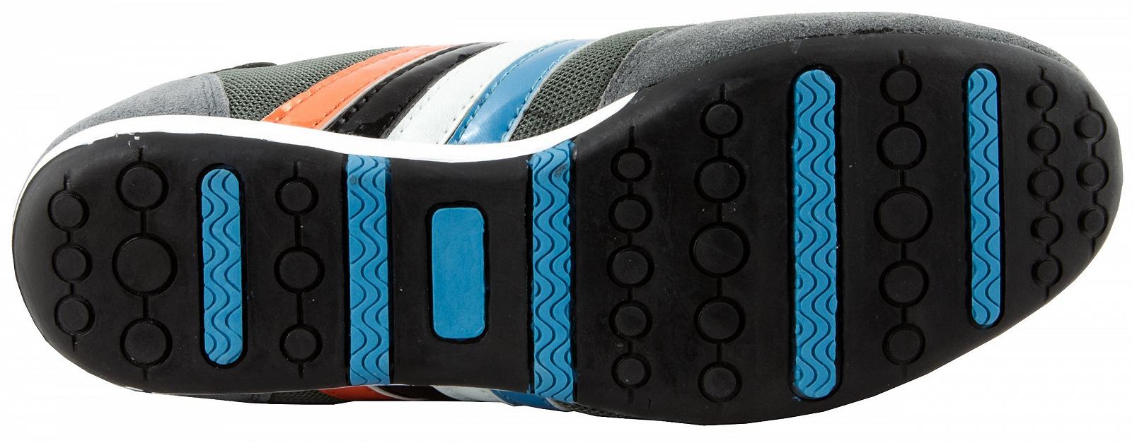 Кросівки Luvanni чоловічі повсякденні, для фітнесу, для дорослих, для вулиці, смужки, італійський, сучасний дизайн, низькі, із натуральної замші, фото №6