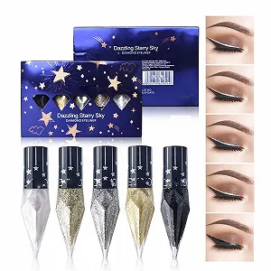 Набір рідких підводок для очей з блискітками 12,5 мл - Фото 1