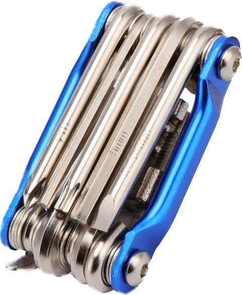 Ключ велосипедный многофункциональный Xiamen мультитул 11 пр Синий 050541, фото №4 Ключ велосипедный многофункциональный Xiamen мультитул 11 пр Синий 050541, фото №4