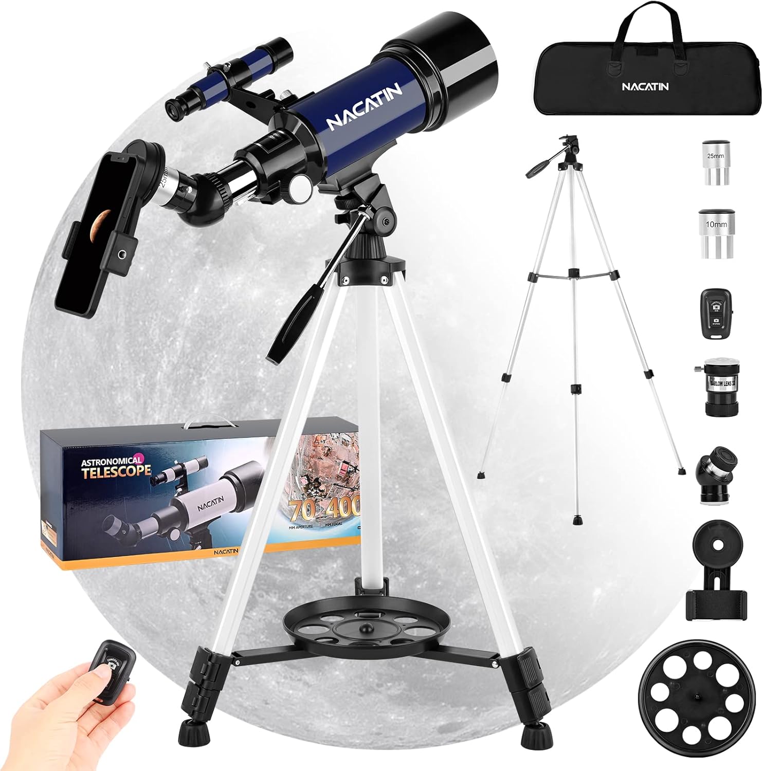 Телескоп NACATIN F40070 Blue, фото №1