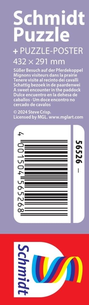 Пазл Schmidt Spiele 56526 Sweet Visit to the Horse Paddock 150 деталей травяной картон, фото №2