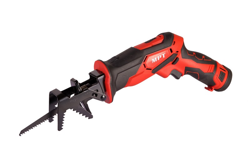 Пила шабельна акумуляторна MPT 12 В Li-ion 2 Аг 0-2900 об/хв 50/4 мм MCRS1203.A1, фото №1