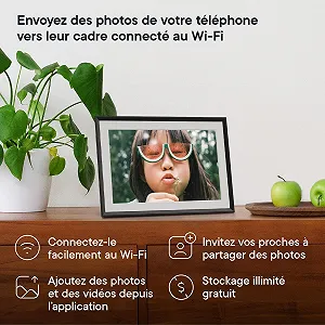 Цифровая фоторамка Aura Carver HD 10.1" WiFi Cloud synthetic.ua - Фото 1