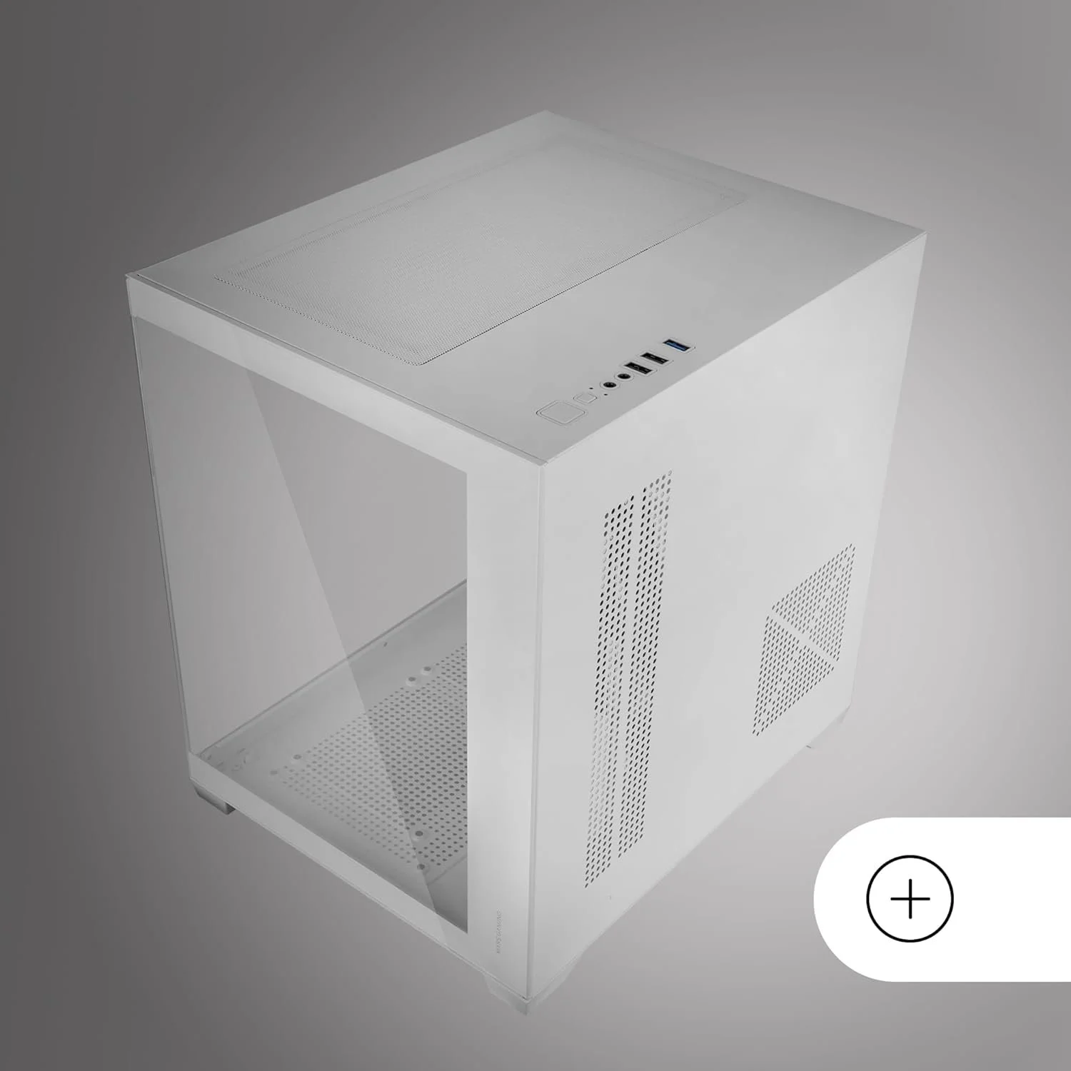 Корпус для ПК Mars Gaming MC-VIEW2 / Micro-ATX / Без БП / 1x120mm FRGB / USB 3.0 / Белый, фото №6 Корпус для ПК Mars Gaming MC-VIEW2 / Micro-ATX / Без БП / 1x120mm FRGB / USB 3.0 / Белый, фото №6