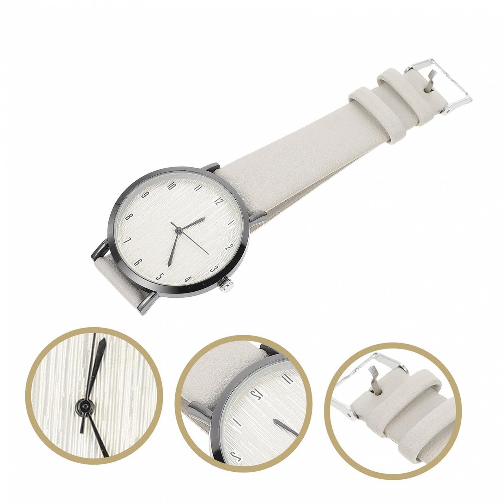 Кварцовий годинник Healvian Тонкий Жіночий Годинник з нержавіючої сталі Шкіра Рожевий, фото №7 Кварцовий годинник Healvian Тонкий Жіночий Годинник з нержавіючої сталі Шкіра Рожевий, фото №7