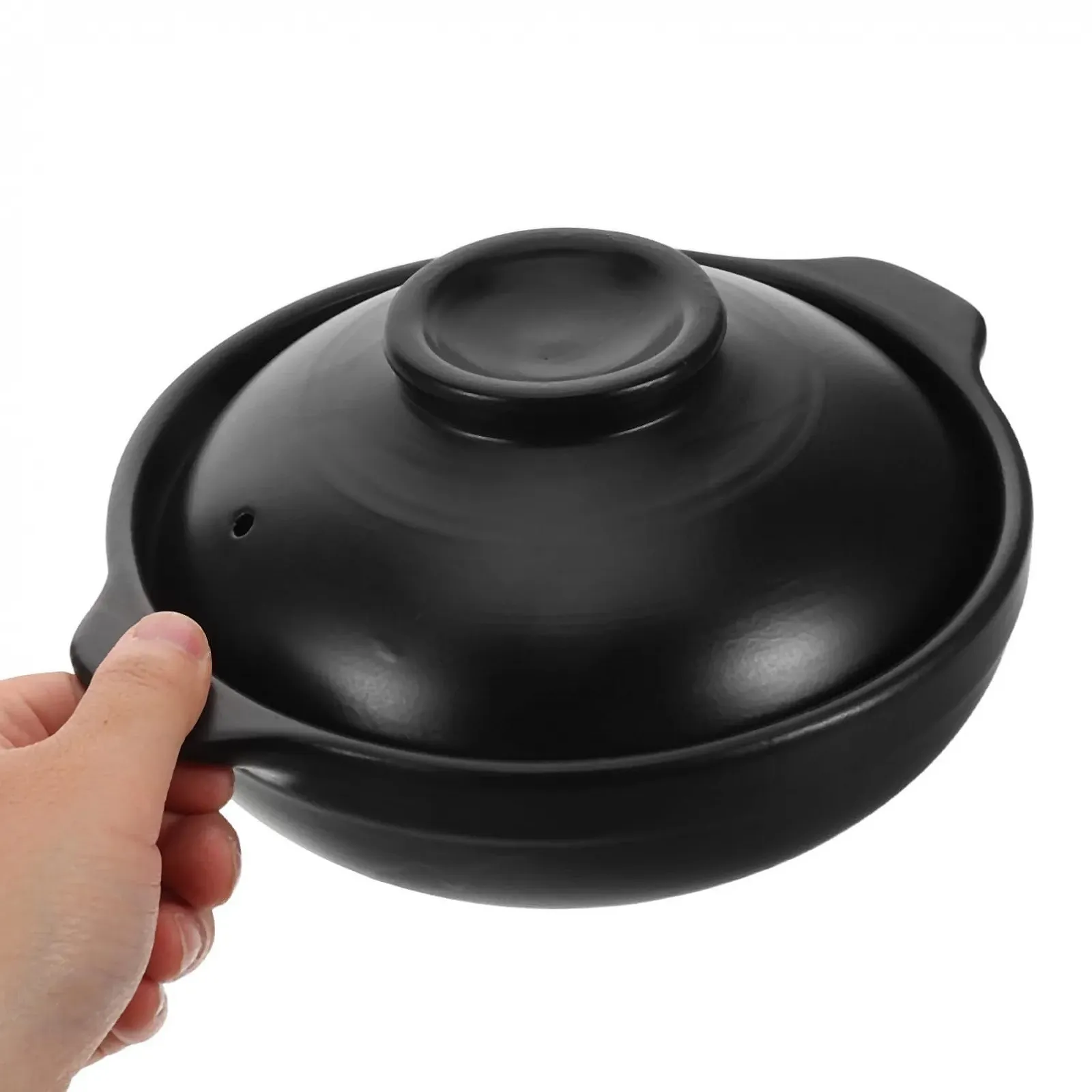 Каструля Amosfun керамічна термостійка для супів та тушкування, фото №4 Каструля Amosfun керамічна термостійка для супів та тушкування, фото №4