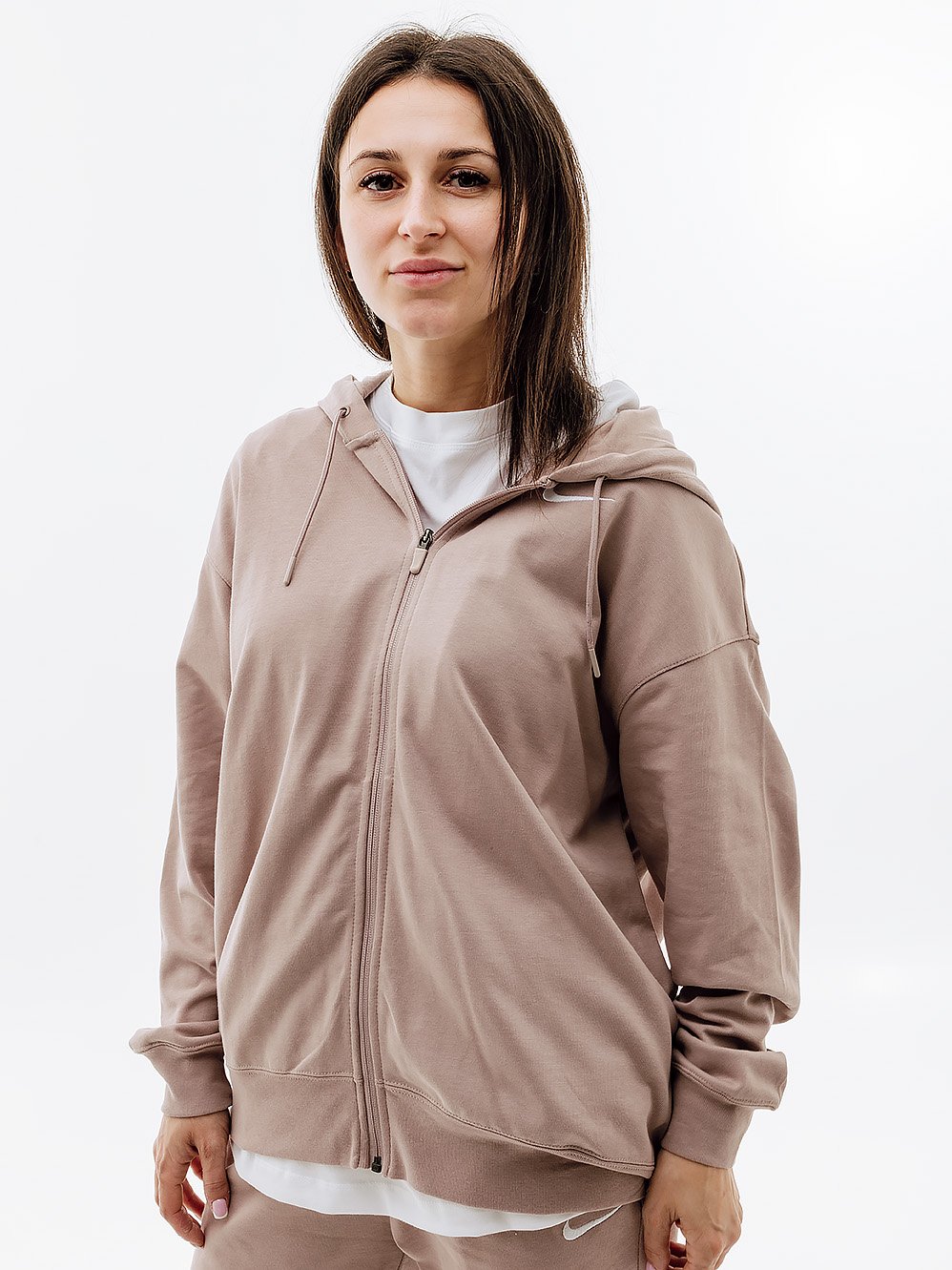 Джемпер Nike W NSW JRSY OS FZ HOODIE S, фото №1