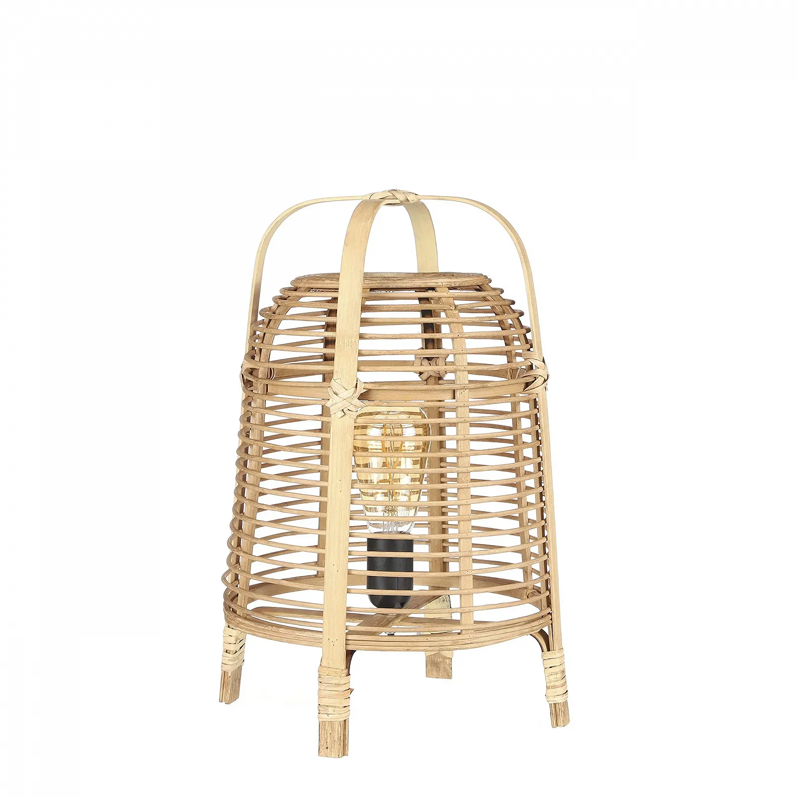 Настольная лампа Mica Decorations Page Bamboo H41 x Ø27 см Светло-коричневый, фото №7