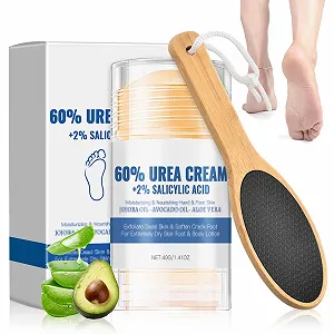 Крем для ног Urea 60% увлажняющий против трещин с пилкой для мозолей - Фото 1