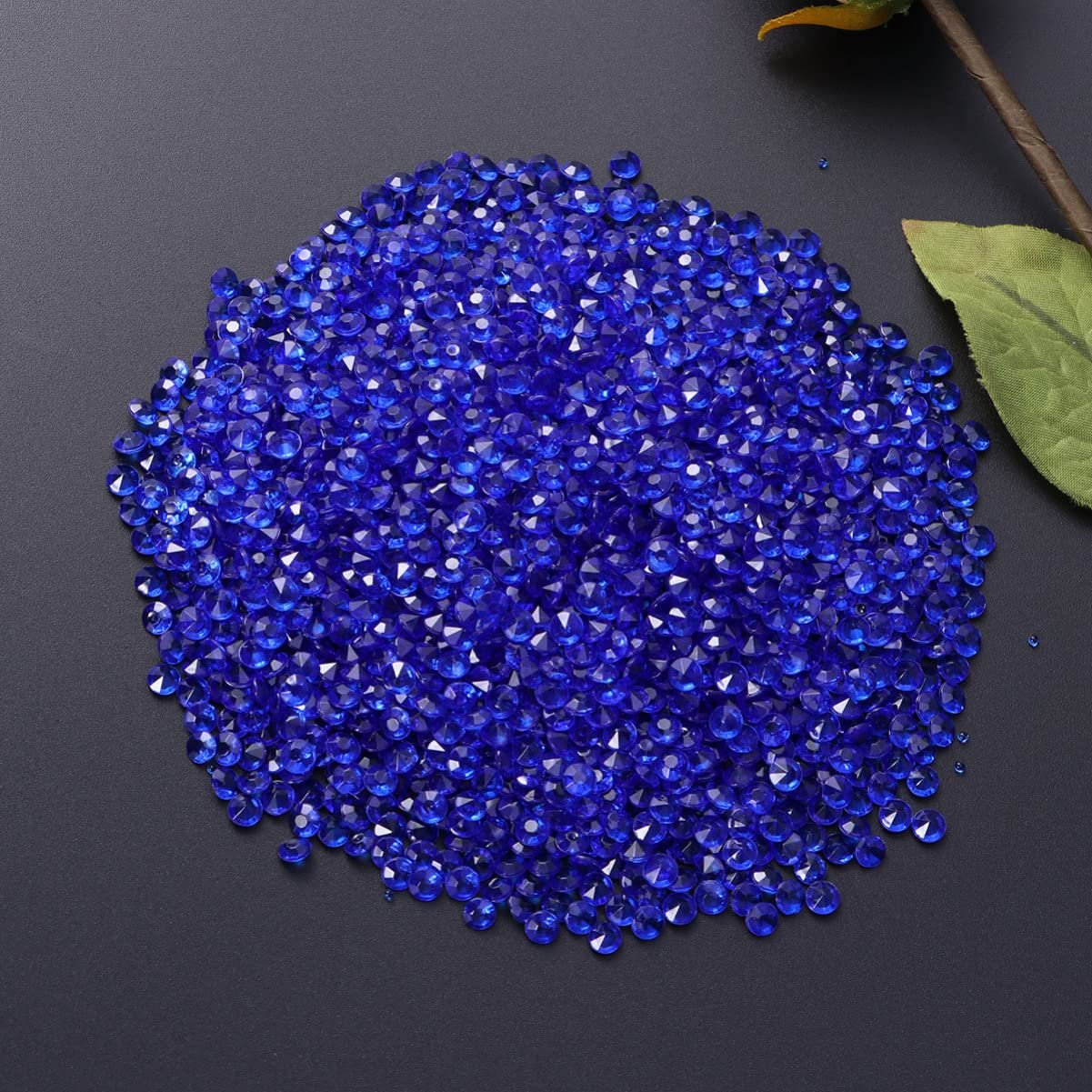 Акрилові діаманти Garneck Прозорий Темно-синій, 4000 шт, фото №5