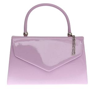 Клатч Girly Handbags лакированный, маленький жесткий корпус для женщин - Фото 1