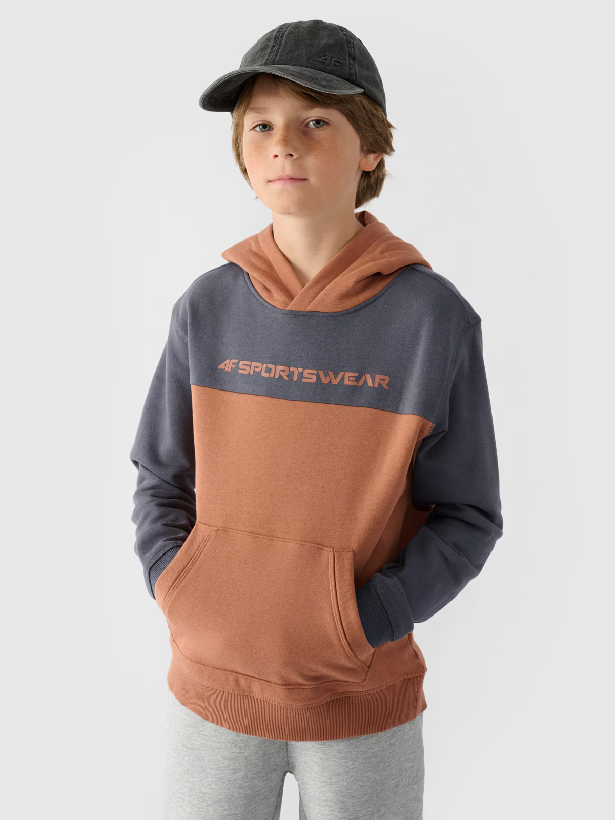 Худі SWEATSHIRT M1222 4FJWAW24TSWSM1222-65S 4F Помаранчевий XL, фото №1