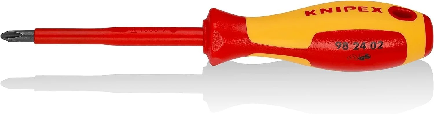 Викрутка хрестова Knipex 98 24 02 Phillips 212 мм багатоколірна, фото №1