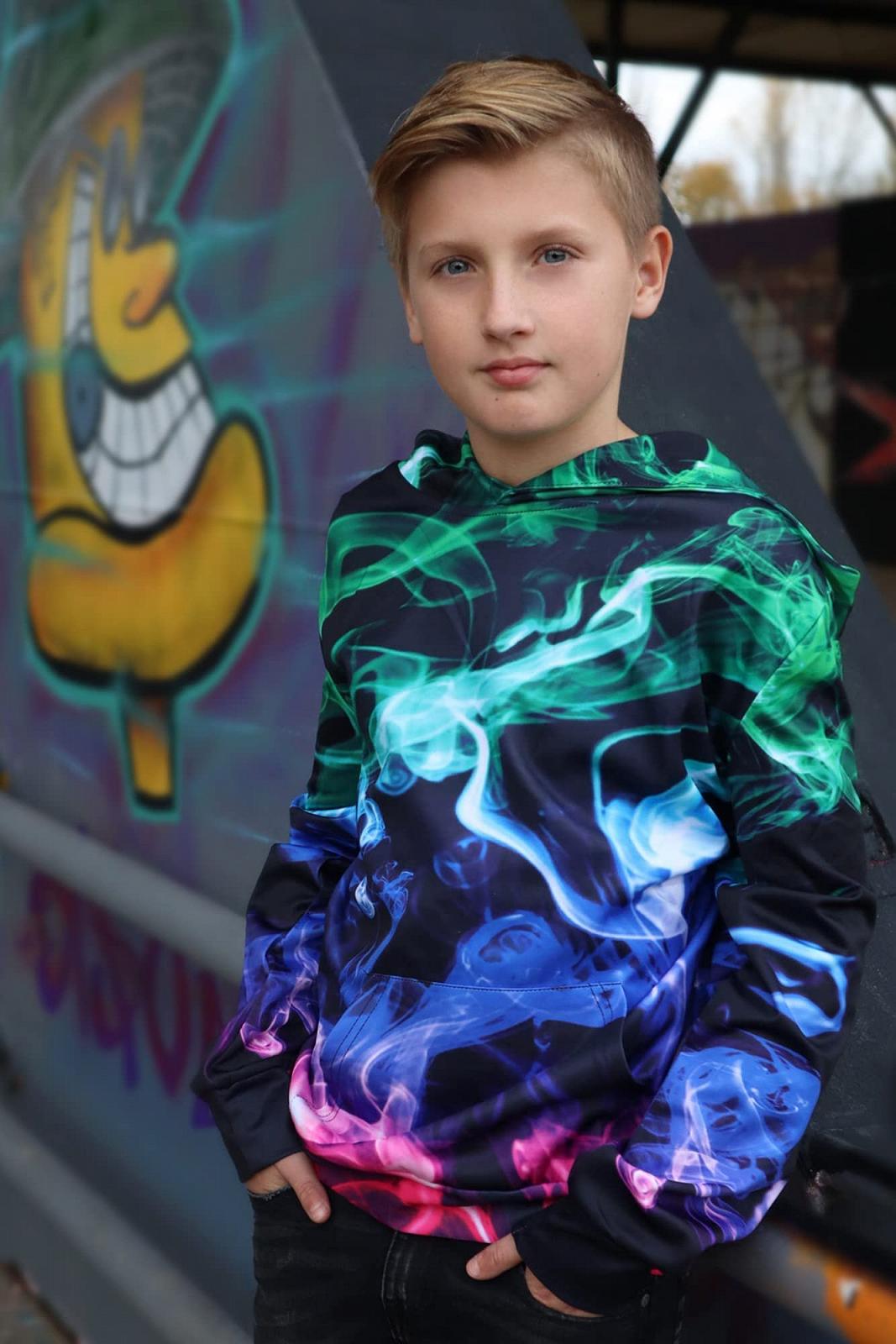 Толстовка Alisister Унисекс 3D для детей, девочек, мальчиков, смешная толстовка с принтом, кофта с длинными рукавами, возраст 4-16, фото №2