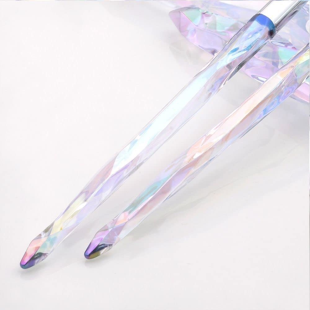Набір кистей для макіяжу XIXIDIAN Crystal, набір косметичних кистей для пудри, консилера, тіней, повний набір для макіяжу (Колір: A), фото №5