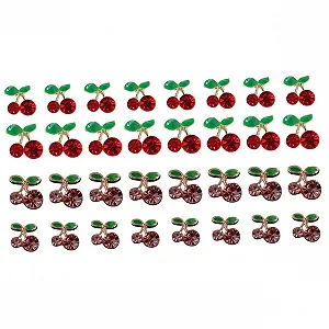 Прикраса для нігтів Вишня 32шт. кристали Вишня - Фото 1