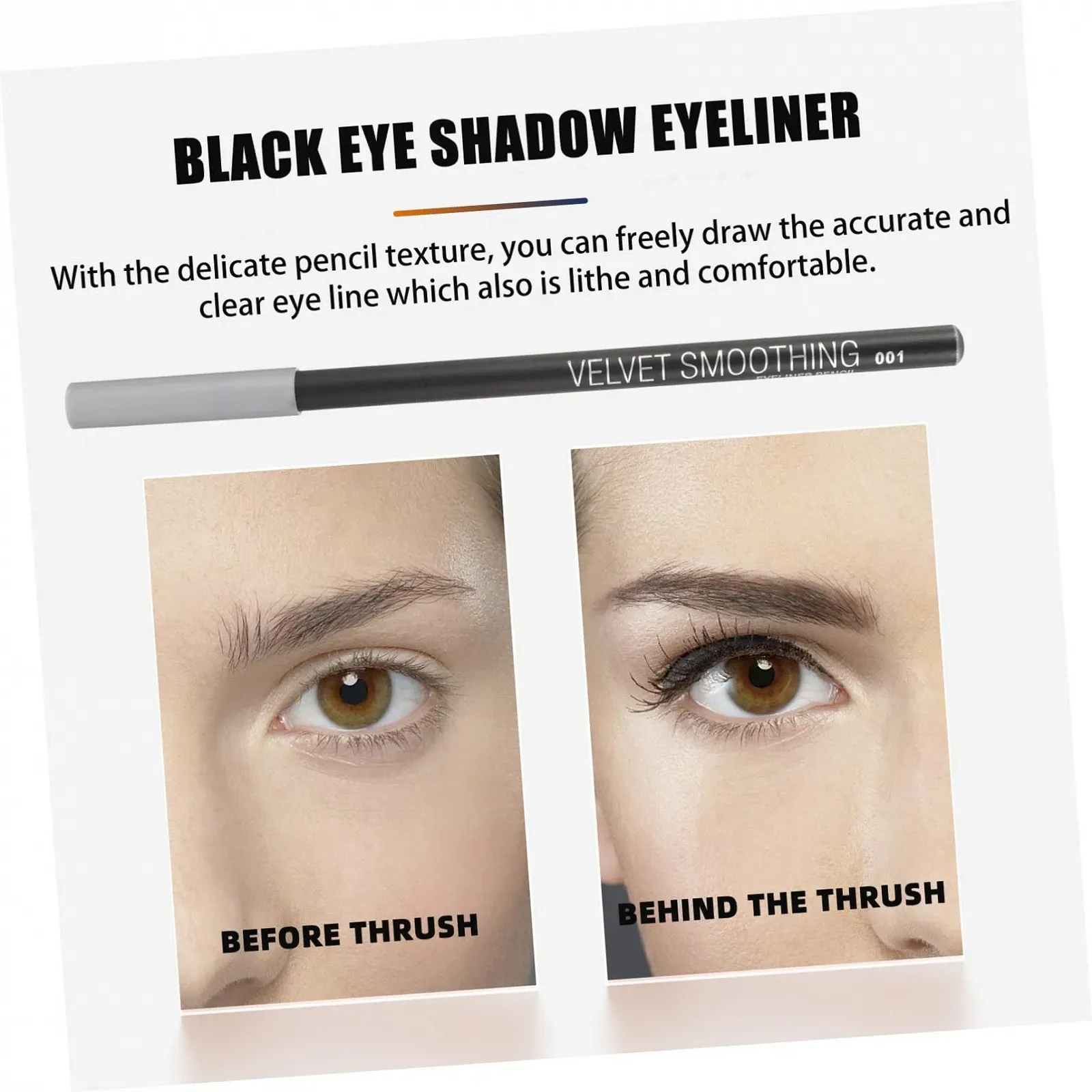 Олівець для очей Healvian Чорний, фото №7 Олівець для очей Healvian Чорний, фото №7