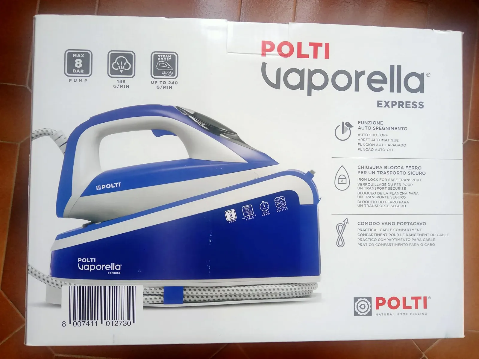 Паровой утюг Polti Vaporella Express VE30.30 Multi-Colour, фото №3 Паровой утюг Polti Vaporella Express VE30.30 Multi-Colour, фото №3