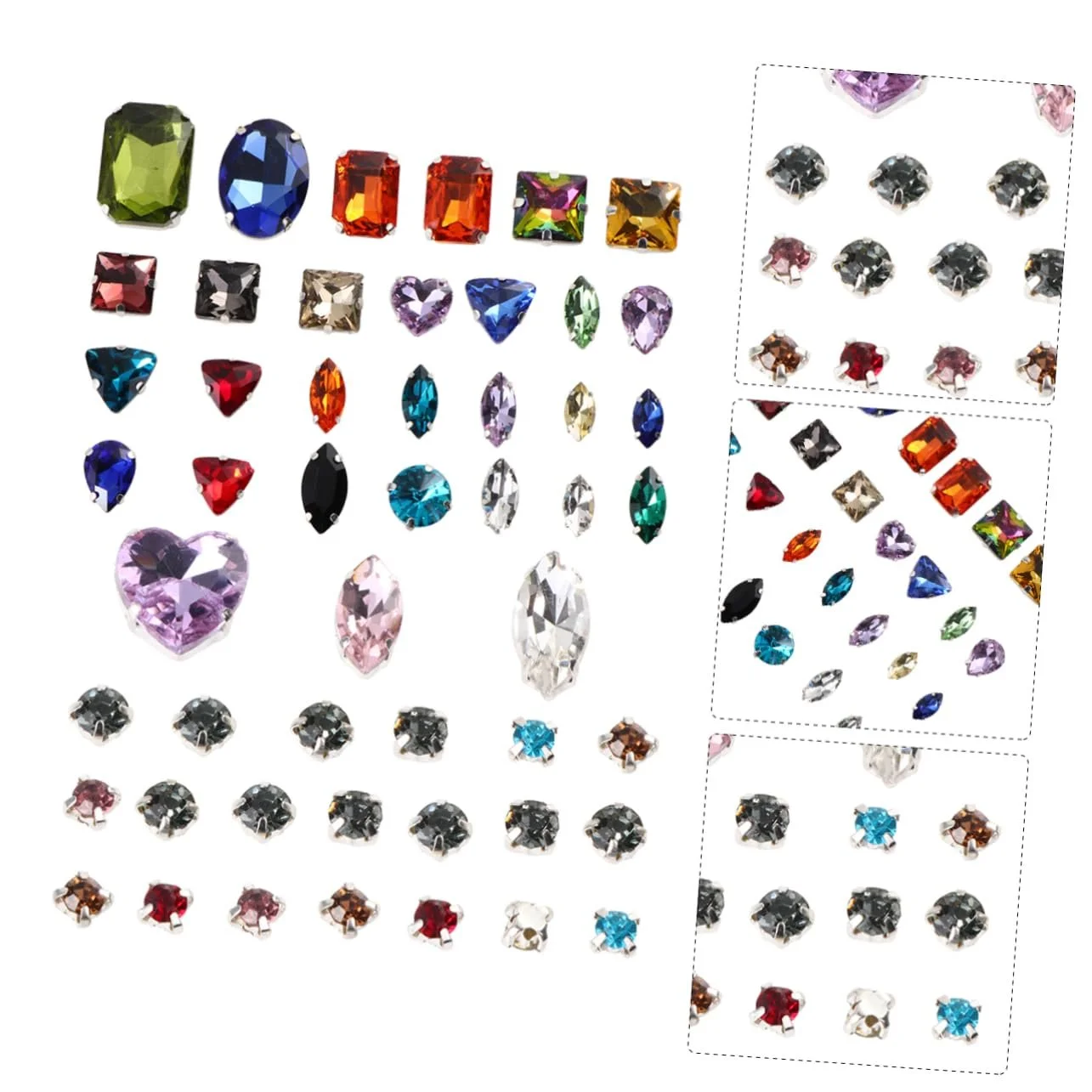 Стрази Скляні NUOBESTY 50 шт., фото №8