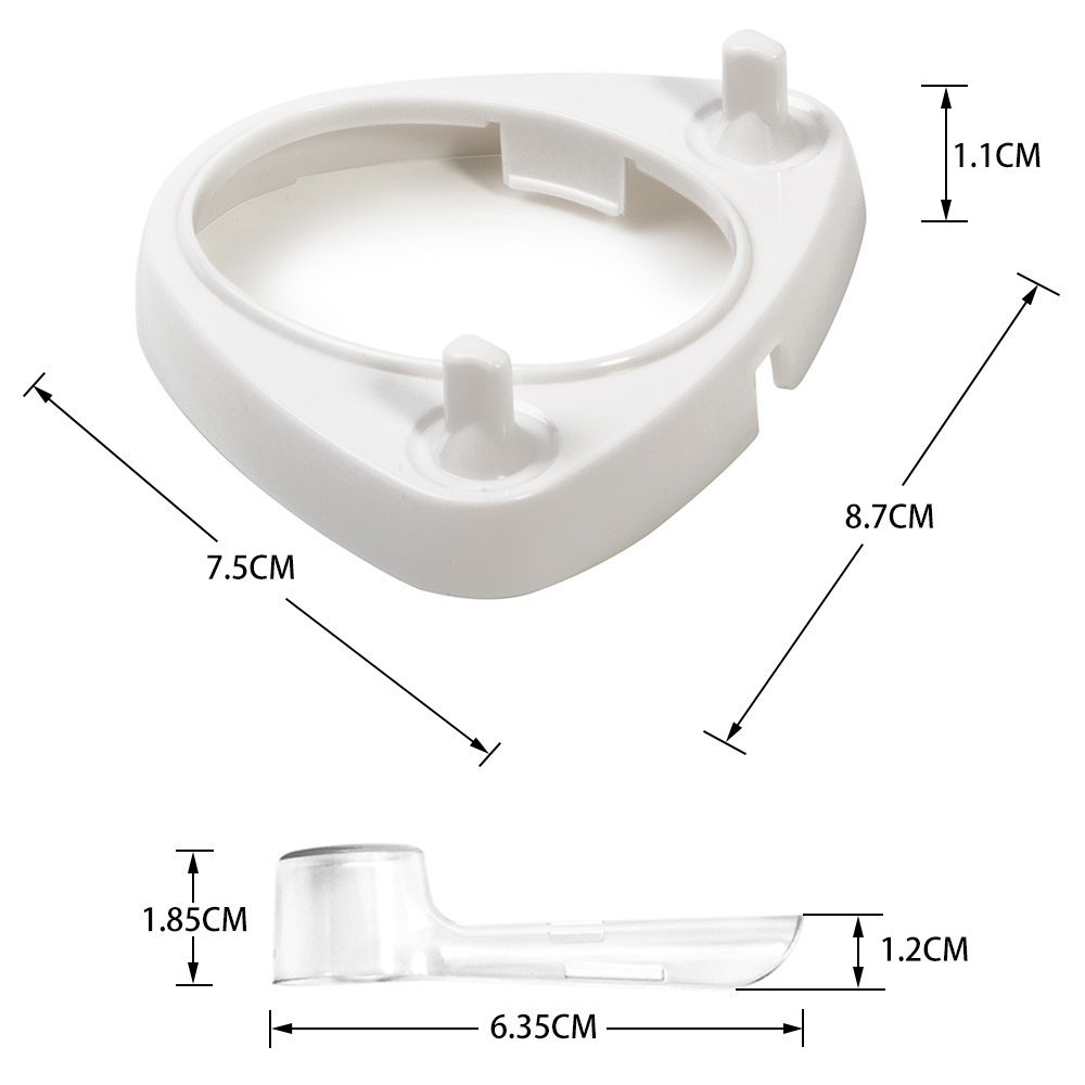 Тримач для електричної зубної щітки Oral-B 4 ковпачки для насадок, фото №2