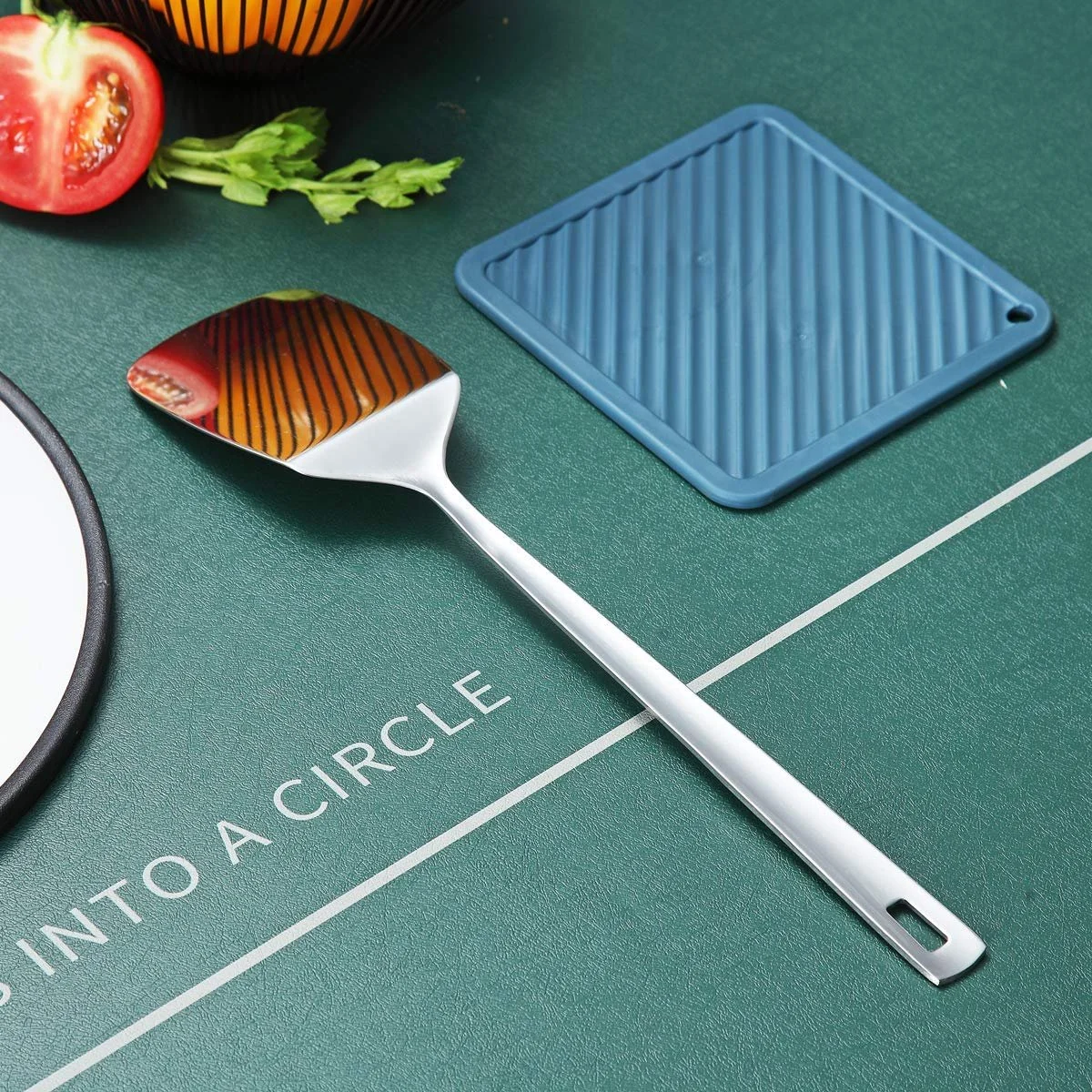 Лопатка Berglander из нержавеющей стали цельная Dishwasher Safe, фото №3 Лопатка Berglander из нержавеющей стали цельная Dishwasher Safe, фото №3