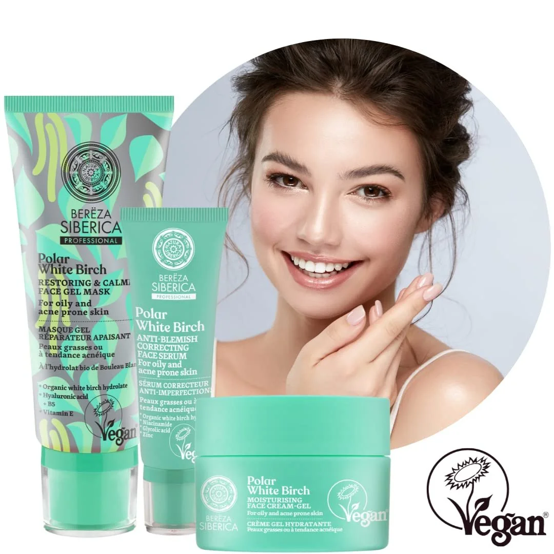 Гель-маска для обличчя Natura Siberica Polar White Birch, фото №5