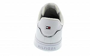 Кеди Tommy Hilfiger Cupsole Шкіряні Corporate Leather Cup Stripes Білий, 40 EU synthetic.ua - Фото 1