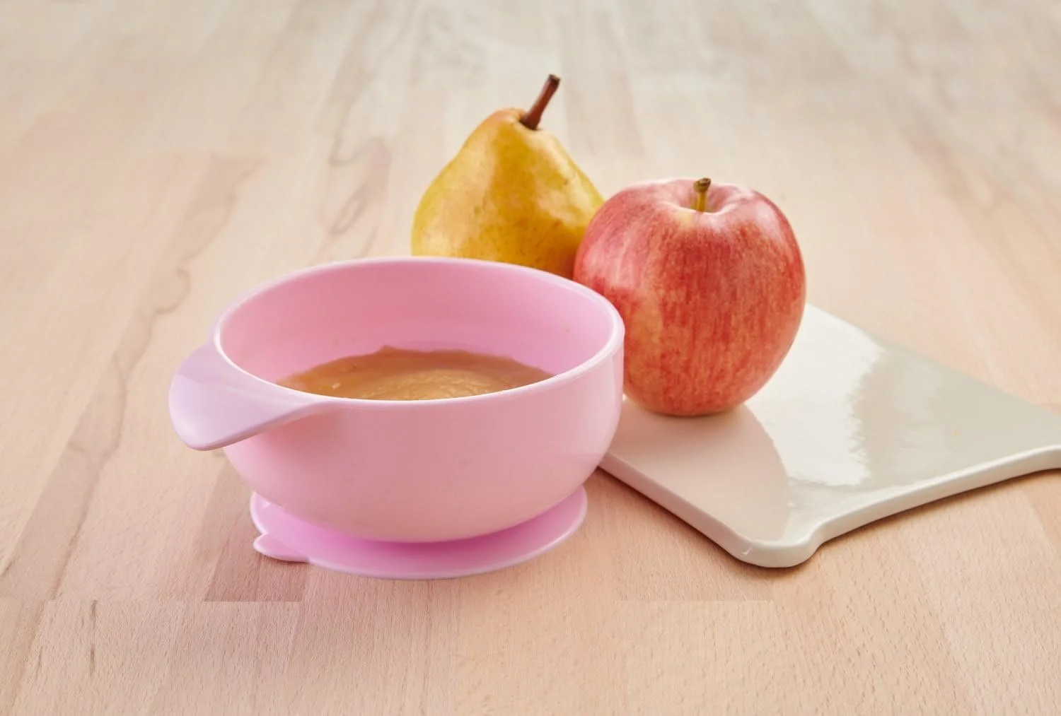 Набір для годування Chicco Silicone Baby Nutrition Set, 3 предмети, слинявчик, тарілка з мискою, ложка, 6міс+, рожевий, без BPA, фото №6